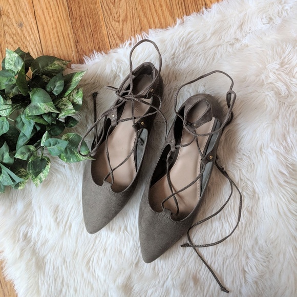 old navy lace up flats